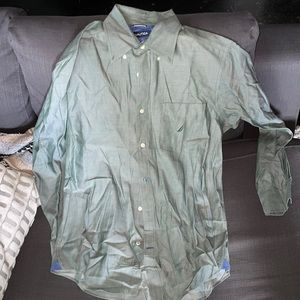 Nautica dress shirt, green size medium brand new
